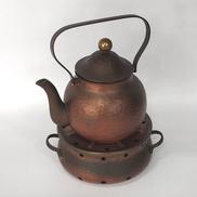 銅製ケトルとキャンドルウォーマー|不明