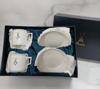 ティーカップ、ソーサー4点セット|MEISSEN