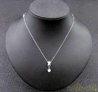 pt850ダイヤネックレス|宝石付きネックレス