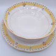 サラダボウル＆ソーサー|NORITAKE