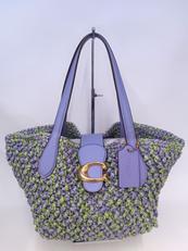 スモールストロートート パープル|COACH