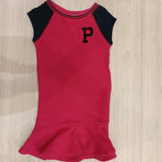 子供服ノースリーブワンピース　女児　120ｃｍ　レッド|POLO RALPF LAUREN