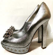PLATFORM PEEP TOE PUMPS|ALEXANDER MCQUEEN