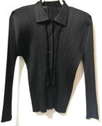 数字レースデザインLSシャツ|PLEATS PLEASE