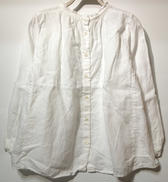 フリルカラーリネンブラウス|NEST ROBE