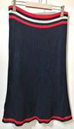 RIBBED KNIT STRIPE SKIRT|PRADA