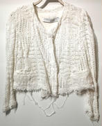 刺繍前開きショート丈カーディガン|IRO