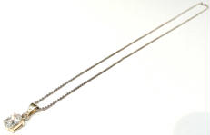 SILVER925|石付きネックレス