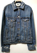 クラッシュ加工デニムジャケット|MSGM