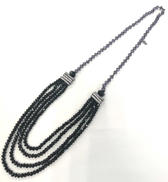 カットビーズネックレス|abiste