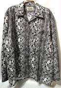 PYTHON OPEN COLLAR SHIRT|WACKO MARIA