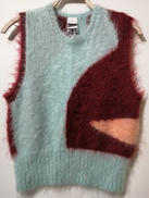 モヘヤ混ニットベスト|A MENDA