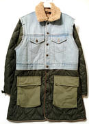 異素材切替キルティングジャケット|DIESEL