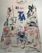 24SS LA WHITE BR LS TEE|SAINT MICHAEL×BORN X RAISED