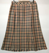チェック柄ミドルスカート|DAKS