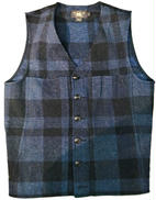 チェック柄ウールベスト|RRL