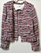 ツイード前開きノーカラー|IRO