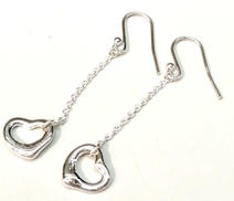 オープンハートドロップピアス|TIFFANY&CO.