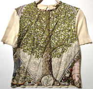 シルク切替半袖ニット|HERMES