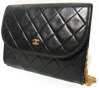 ラムスキンミニチェーンショルダーバッグ|CHANEL