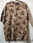 90S CLAYTON SS SURF PRINT SHIR|POLO RALPH LAUREN