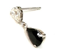 K14石付きピアス|-