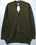 Vネックウールカーディガン|STERVEN ALAN