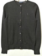 ウールクルーネックカーディガン|RALPH LAUREN