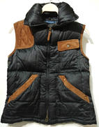 レザー切替ダウンベスト|RALPH LAUREN