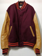 レザー切り替えスタジャン|Golden Bear