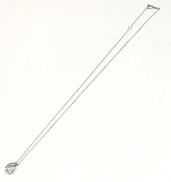 K10石付き雫型ネックレス|4℃