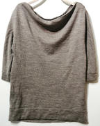 七分丈ボートネックニット|YOHJI YAMAMOTO NOIR