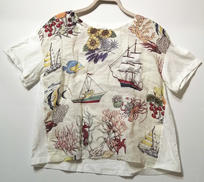 フロントプリントリネンTEE|KEITA MARUYAMA