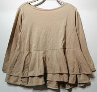 ボートネックダブルフレアカットソー|YORI