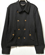 裏ボアヘリンボーンダブルショートジャケット|COMME DES GARCONS HOMME PLUS