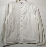 ノーカラーLSシャツ|AGNES B.