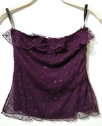 シアーオフショルダートップス|ANNA SUI