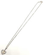 シルバーパールハートネックレス|MIKIMOTO