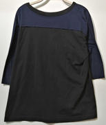 ジップバイカラー七分袖カットソー|Y'S