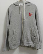 胸ワッペンジップアップパーカー|PLAY COMME DES GARCONS