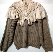 異素材ニット|LILY BROWN