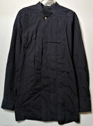 ノーカラープリーツLSシャツ|ISSEY MIYAKE