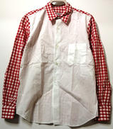 LSチェック柄シャツ|ROBE DE CHAMBLE COMME DES GARCONS