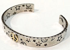 スマイル＆スターモチーフブレスレット|-