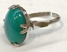 石付きシルバーリング|－