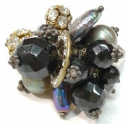 ビーズストーンボリュームリング|NAE