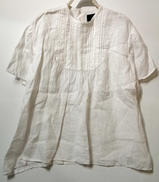 S/Sデザインリネンブラウス|オオカミとフクロウ