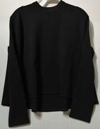 DOUBLE KNIT LT N LS SEAM SWEAT|THEORY