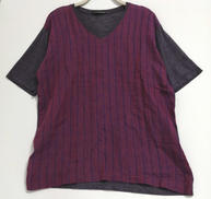 ストライプ切替TEE|ISSEY MIYAKE MEN