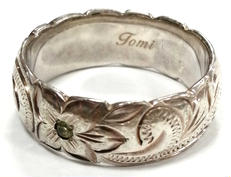 ボタニカルデザインリング|-